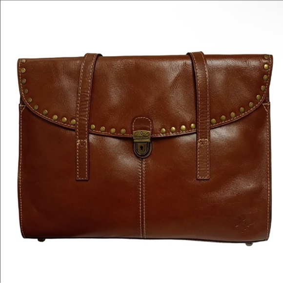 Patricia Nash Handbags - PATRICIA NASH "VERBANIA" ELEGANT, STYLISH AND PROFESSIONAL BROWN BAG